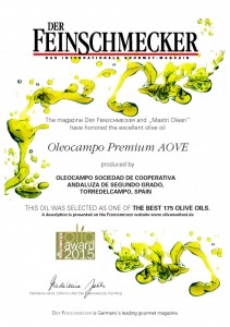 Premio Feinshmecker 2015 GERMANY