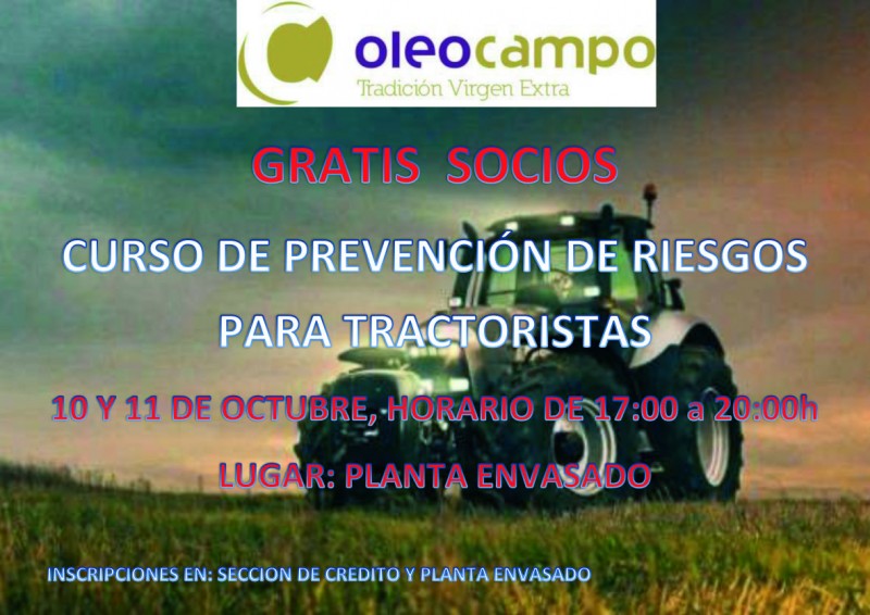 CARTEL CURSO TRACTORISTA OCTUBRE 2017