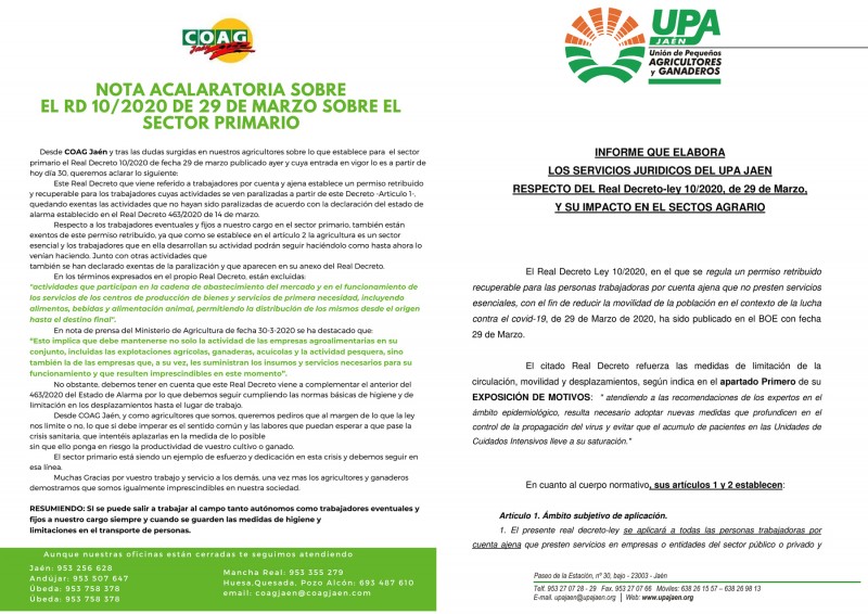 comunicados RD 10-2020