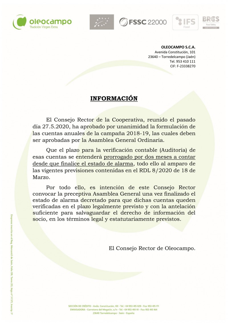noticia asamble general